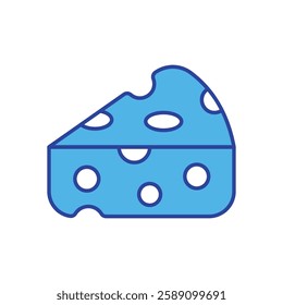 Cheese icon vector stock illustration