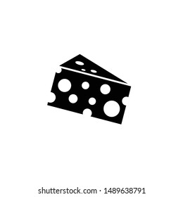 Cheese Icon Vector Symbol Design Illustration
