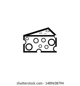 Cheese Icon Vector Symbol Design Illustration
