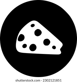 Cheese icon vector symbol design illustration