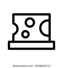 Cheese Icon Vector Symbol Design Illustration