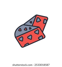Cheese icon. vector.Editable stroke.linear style sign for use web design,logo.Symbol illustration.