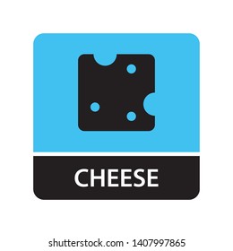 Cheese icon for web and mobile