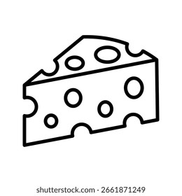  Icono de queso sobre fondo blanco
