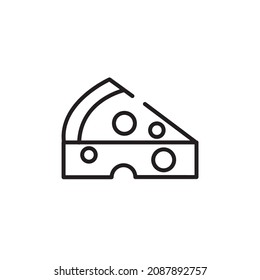 símbolo de iconos de queso elementos vectoriales para web infográfica