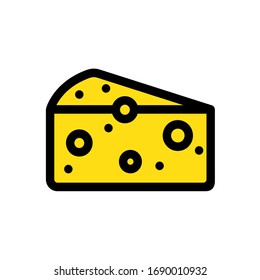 icono del queso vectorial. Eps. 10.