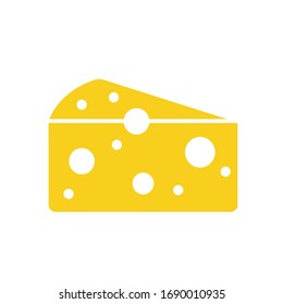 Cheese icon,vector illustration. Flat design style. vector cheese icon illustration isolated on White background, cheese icon Eps10. cheese icons graphic design vector symbols.