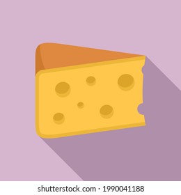 Cheese kind icon. Flat illustration of Cheese kind vector icon for web design