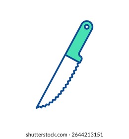 Faca de queijo. Ícone de utensílio. Linha vetor utensílio de cozinha e ferramenta. Ilustração de talheres