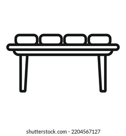 Cheese line icon outline vector. Milk factory. Bucket process