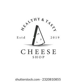 Cheese Logo Design with Vector Concept. Cheese Icon or Symbol.