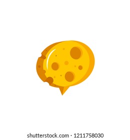 Cheese Logo Design Vector Image. Cheese Logo Template