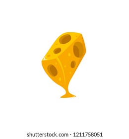 Cheese Logo Design Vector Image. Cheese Logo Template
