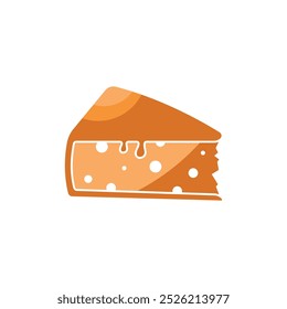 Ilustración vectorial de Plantilla de diseño de logotipo de queso