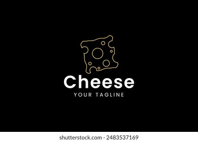 cheese logo vector icon illustration