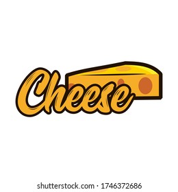 Cheese logo veector ingredient bakery