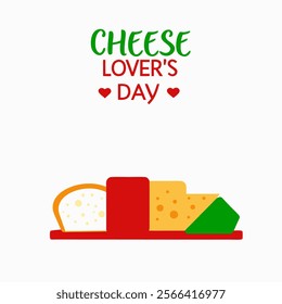 Cheese Lover's Day of illustration