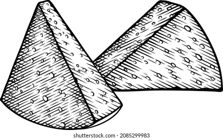 cheese making various types of cheese set of vector sketches on a white background