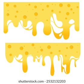 Vetor de fusão de queijo Design de ilustração