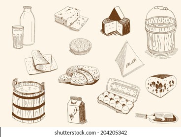 cheese and milk products