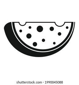 Cheese mozzarella icon. Simple illustration of Cheese mozzarella vector icon for web design isolated on white background