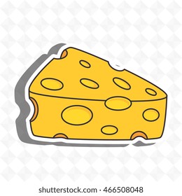 Cheese, Nutritive food design, vector illustration eps10 graphic 
