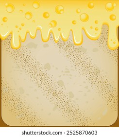 The Cheese on bread. Toast vector . Wallpapers. Background. Cheese stretch.	
