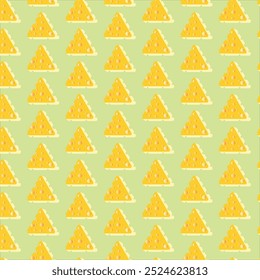 Design de fundo padrão do queijo. Padrão alimentar.