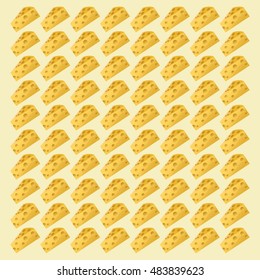 cheese pattern background healthy food icons image 