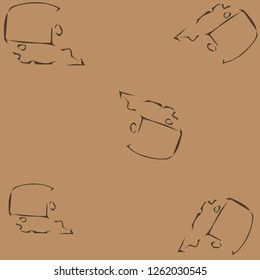 Cheese pattern for crafting paper decoration. Can be used for product packaging
