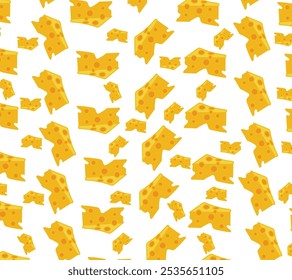 Cheese Pattern vector illustration. Good for banner, poster, greeting card, party card, invitation, template, advertising, brochures, flyers, ad benners and social media
