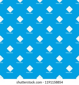 Cheese pattern vector seamless blue repeat for any use