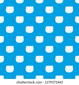 Cheese pattern vector seamless blue repeat for any use