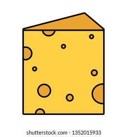 cheese piece cartoon
