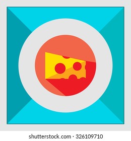 Cheese piece icon