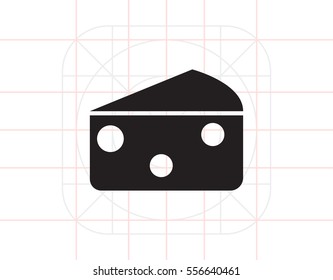 Cheese piece icon