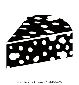 cheese piece isolated icon design, vector illustration  graphic 