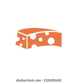 Cheese piece vector icon