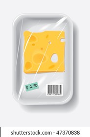 Cheese In Plastic Container