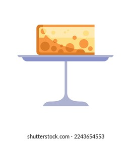 cheese portion dairy product icon