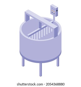 Cheese production equipment icon. Isometric of Cheese production equipment vector icon for web design isolated on white background