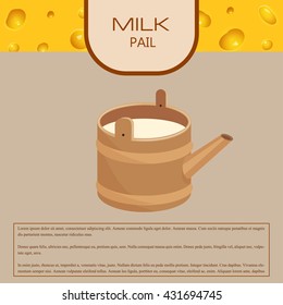 Cheese production in the style of pop art. For use as logos on cards for web design  and other purposes