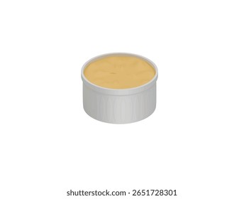  cheese sauce icon 3d illustration render