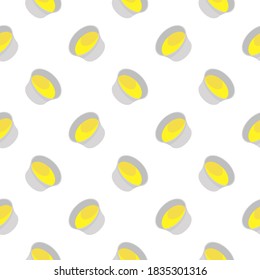 Cheese sauce ,seamless pattern on white background.