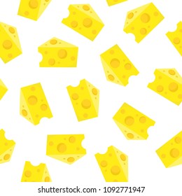Cheese seamless pattern