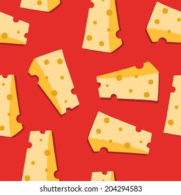 cheese seamless pattern 