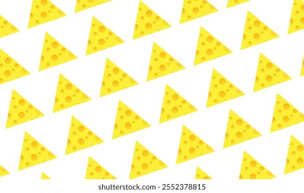 cheese seamless pattern. Seamless vector pattern with cheese slices. seamless vector background of cheese