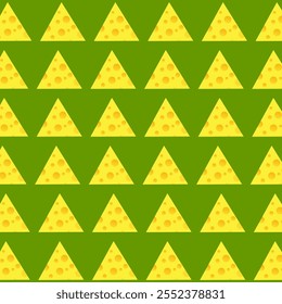 cheese seamless pattern. Seamless vector pattern with cheese slices. seamless vector background of cheese