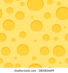 Cheese, cheese seamless texture. Vector illustration. Vector.