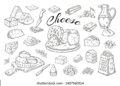 Cheese sketch  Hand